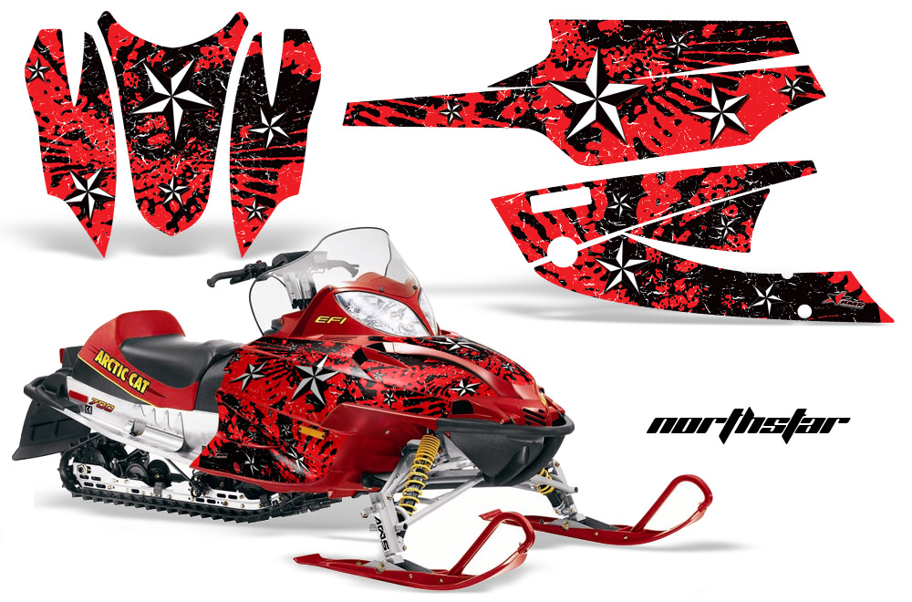 Arctic Cat Firecat Graphics Kit NS R